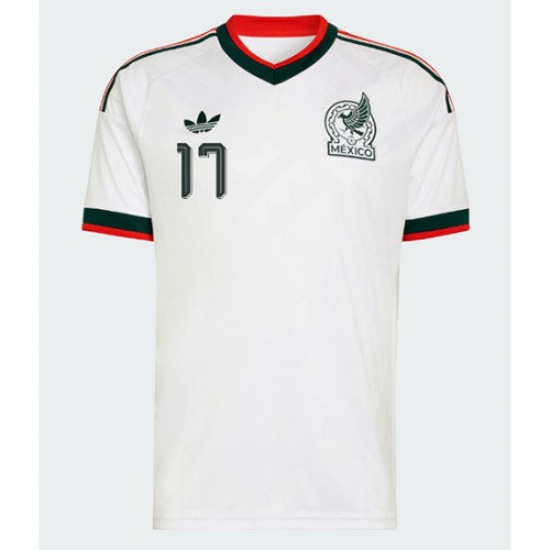 Mexiko Orbelin Pineda #17 Replika Bortatröja VM 2026 Kortärmad